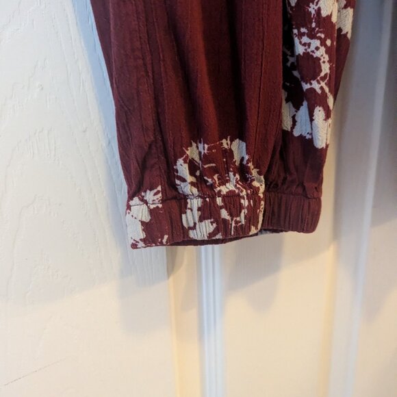 Wonderly red and white tie dye pants - L - Picture 4 of 6